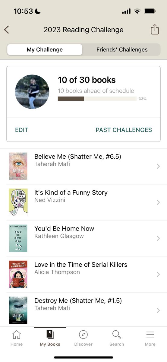 maybe 30 books was a bit of a low goal to reach