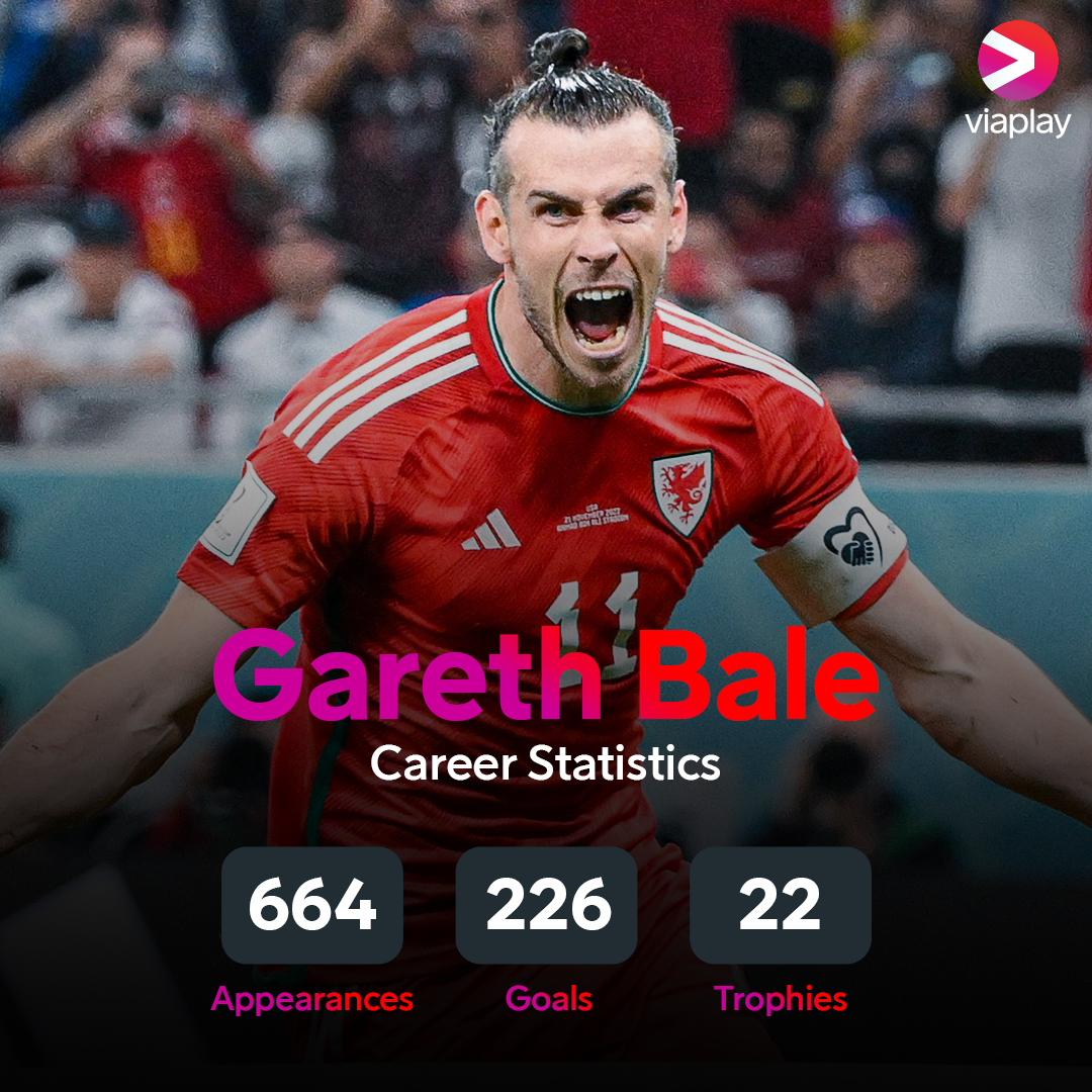 Viaplay Sports UK on X: 🏴󠁧󠁢󠁷󠁬󠁳󠁿 Wales legend Gareth Bale