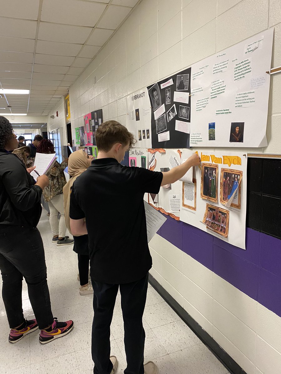 MilliesHistory's tweet photo. Day 1 of the 2023 Spring Semester and we are off to a great start! Renaissance Figure Scavenger Hunt! #BecauseWeAreWEST #ThisIsHowWeDoIt https://t.co/hnjA60rgGz