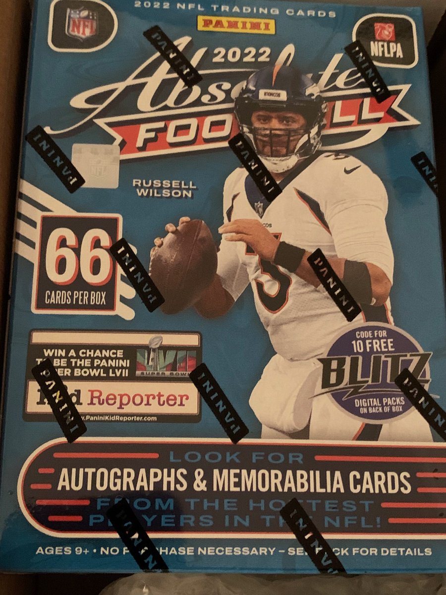 Card Purchaser (@cardpurchaser) on Twitter photo Who wants a free Fanatics exclusive Absolute football blaster box?
- Follow <a href="/CardPurchaser/">Card Purchaser</a>
- Retweet this tweet
- Reply with your favorite football player
I will NOT send links in DM
Winner drawn Tuesday 1/10 at 9pm central! US shipping address please. Who wants a free Fanatics exclusive Absolute football blaster box?
- Follow <a href="/CardPurchaser/">Card Purchaser</a>
- Retweet this tweet
- Reply with your favorite football player
I will NOT send links in DM
Winner drawn Tuesday 1/10 at 9pm central! US shipping address please.