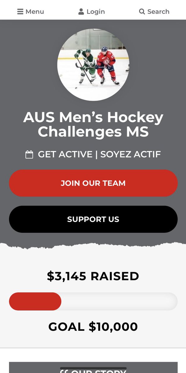 Awesome amount of support through the first few weeks, let’s keep the donations going! Link in my bio.                 <a href="/UPEIMHockey/">UPEI Men's Hockey</a> <a href="/UPEIPanthers/">UPEI Panthers</a>
