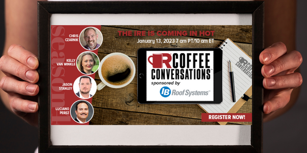HJEllsworth's tweet photo. This #CoffeeConversations, sponsored by #IBRoofSystems, brings you everything you need to know about the 2023 International #RoofingExpo (IRE)!
Join us Friday, Jan 13, at 7 a.m. PST
https://t.co/ljW8d21rOx
#RoofingAlliance #KPostCompany #RoofersCoffeeShop #RoofingContractors https://t.co/7aKHvnPPxG