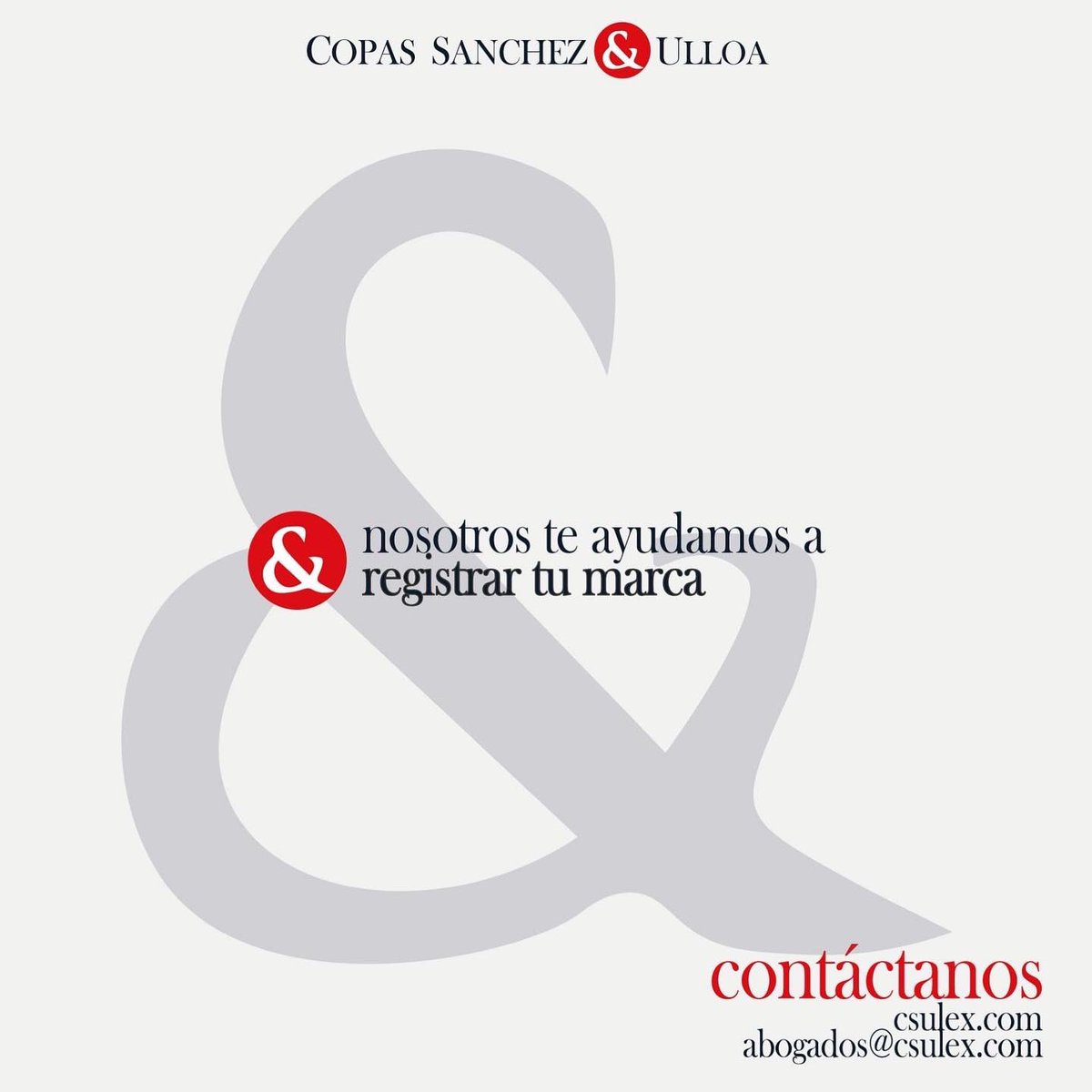 CsuLex's tweet image. Agende su cita escribiéndonos a 
✉️ 𝗮𝗯𝗼𝗴𝗮𝗱𝗼𝘀@𝗰𝘀𝘂𝗹𝗲𝘅.𝗰𝗼𝗺 o llamándonos al 
📞 𝟲𝟭𝟰𝟮𝟲𝟮𝟭𝟭𝟴𝟯 

#registrar #marca #verification #abogados #asesoria #csulex