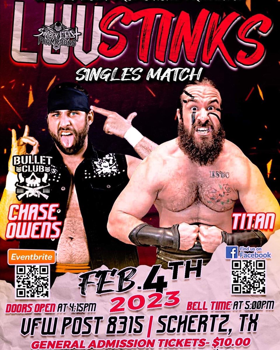 SimplyLostPro's tweet image. FEBRUARY 4th  #schertz #texas #sananontio #sanantonioevents eventbrite.com/e/luv-stinks-t…