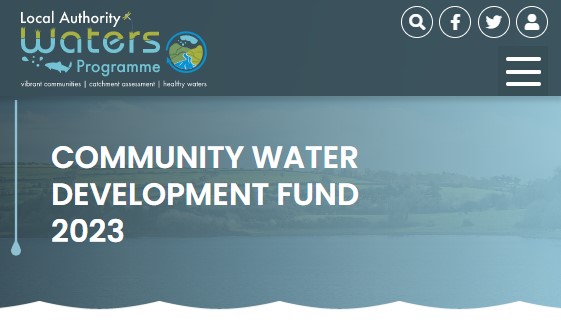 The <a href="/WatersProgramme/">Local Authority Waters Programme</a> is hosting an online clinic for the Community Water Development Fund 2023 this Friday, 13th January, at 11am. Interested groups can register for the webinar here: bit.ly/3w86dQ9