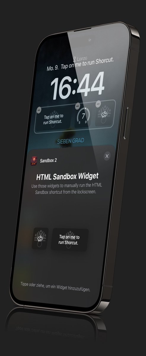 thewaytozion's tweet image. #HTMLSandboxV2 teasing a bit #beta. Next version on Ap Store might have the option to run shortcut directly from lockscreen.
3 #lockscreenwidgets available
@kleinmone @Attairdu57slm
Mock-ups via @screenshot_pro