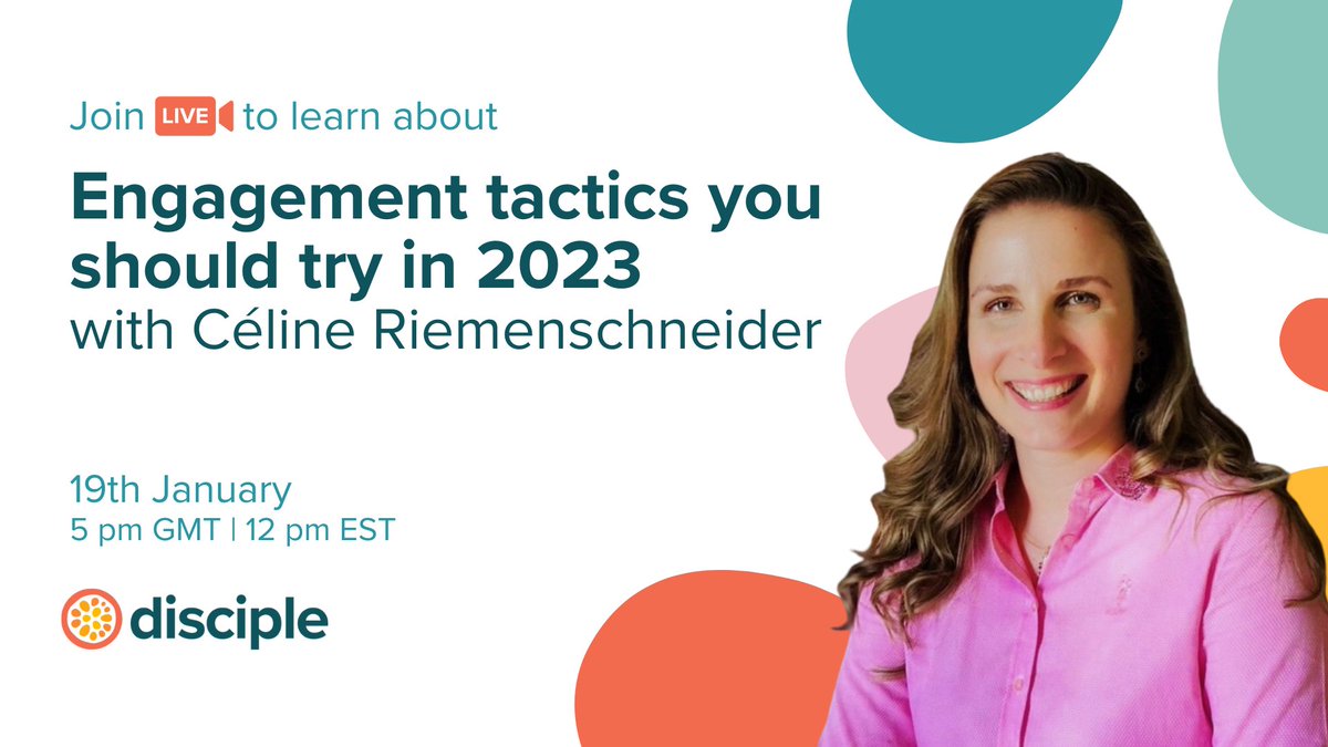 🚀 Jumpstart January with our community engagement masterclass with Céline Riemenschneider!

📆 Register now: eventbrite.com/e/jumpstart-ja… 

#CommunityEngagement #CommunityManager