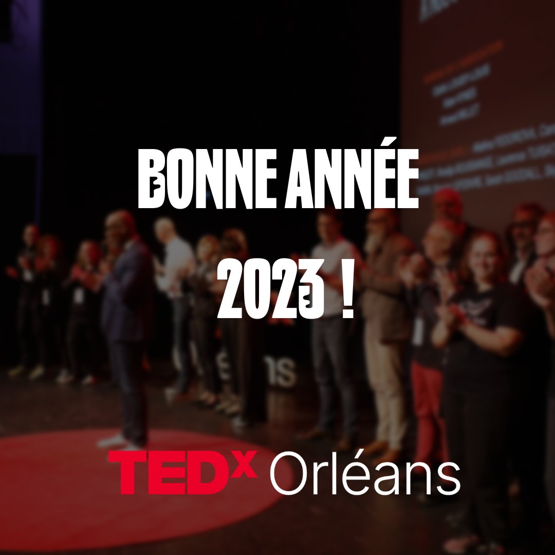 ❌L’équipe TEDxOrléans vous souhaite une très belle année 2023 !

Que tous vos voeux se réalisent, que l'année soit pleine de joie et de sérénité 🎉🥂

Merci à vous de nous suivre, on prépare diverses activités en 2023 pour vous retrouver ✨

tedxorléans.com