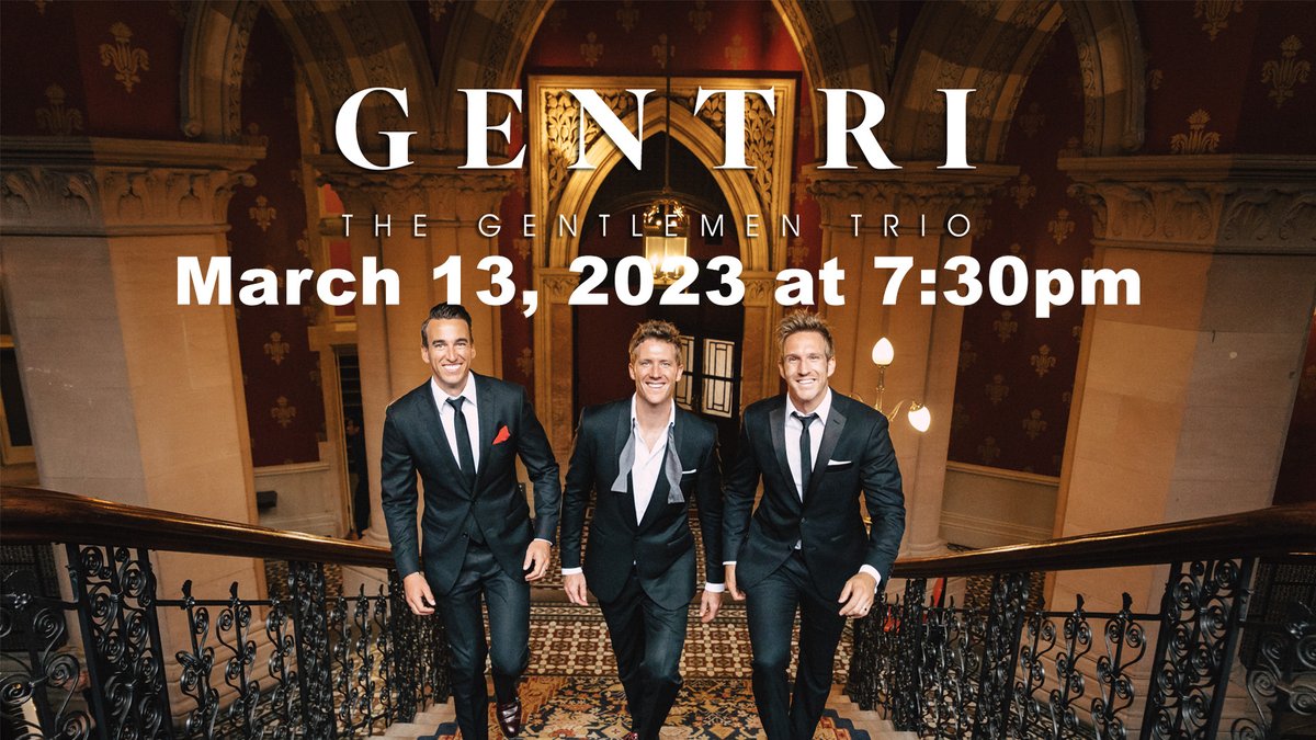 HigleyCenter's tweet photo. Introducing our newest show added to our 2023 season this March: GENTRI! Tickets are now on sale on sale at:  https://t.co/zJQ4Zx4JIZ 🎟️ https://t.co/dIFCCFjv2N