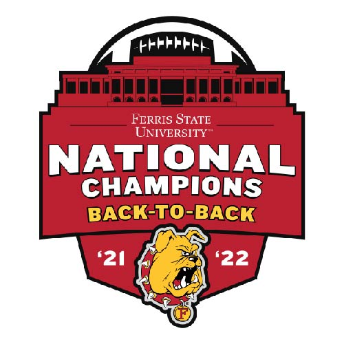 FerrisStudents's tweet image. Bulldogs, come celebrate the back-to-back national champions! Wednesday, Jan. 11, will be a campus-wide celebration which includes free food, prizes, and an opportunity to congratulate and celebrate your NCAA National Championship team and staff at Top Taggart Field, 3:00 p.m.