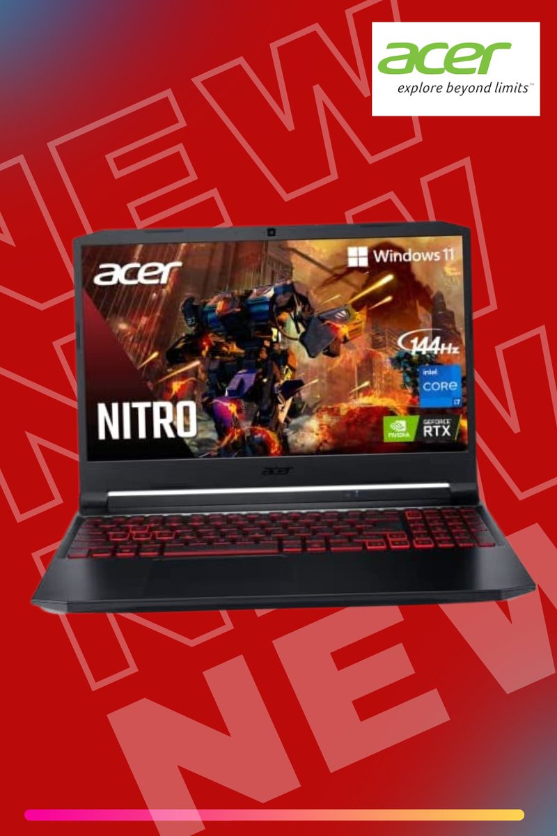 😍Looking for a powerful gaming laptop?...... Check out the Acer Nitro 5 AN515-57-79TD! It's equipped with an Intel Core i7-11800H processor and is ready to handle all your gaming needs. Get Now👉amzn.to/3vPpEwI .. .. #Acer #Nitro5 #GamingLaptop #Intel