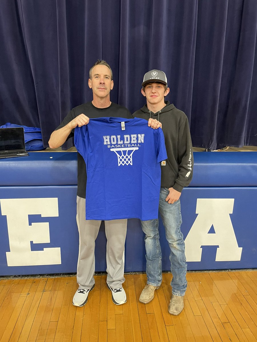 Wyatt chose Coach Castle as a Holden staff member he appreciates and is thankful for. Coach Castle will be recognized Thursday 1/12 at our home game vs Butler. Thank you Coach Castle, the Holden Boys Basketball team appreciates you!