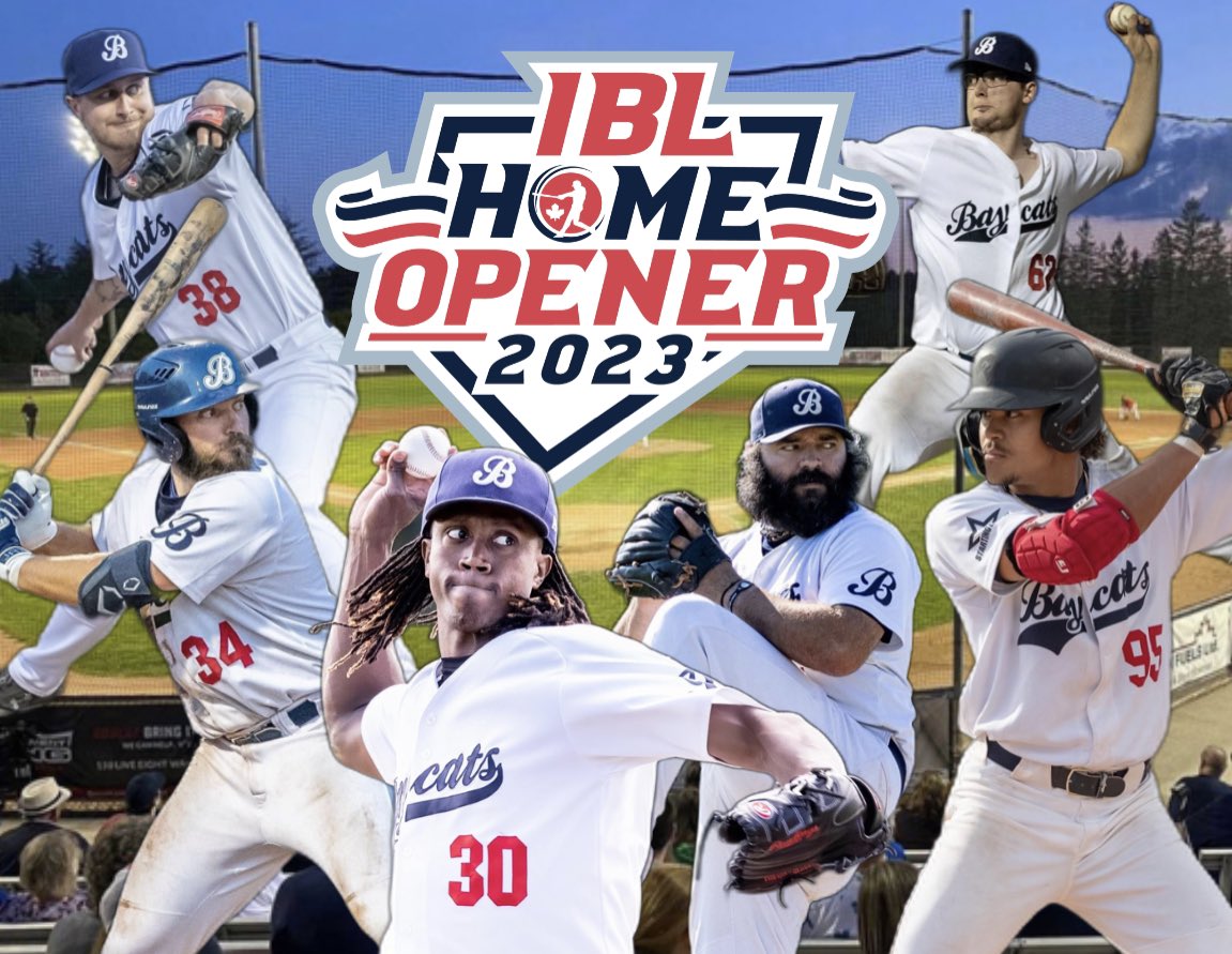 CBLBaycats's tweet photo. 🚨OPENER ANNOUNCED: The Barrie Baycats will start their 2023 season at home on Thursday, May 18th vs Toronto Maple Leafs at Vintage Throne Stadium. First pitch will be at 7:35pm. 

Opener Tickets are ON SALE NOW!!!

Get Your Opener Tickets HERE 👉 https://t.co/tbH1B6jKTz https://t.co/bvVXUkobKl