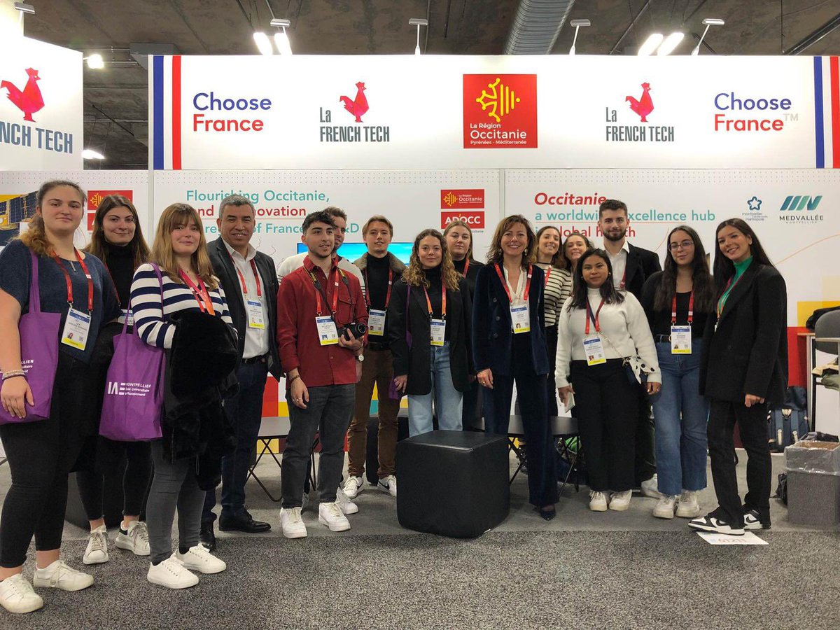 M2emarketing's tweet photo. Clap de fin pour le #CES2023 avec nos étudiants @IAE_Montpellier #master #emarketing #mention #innovation merci 🙏 à la région @Occitanie @CaroleDelga @JBenabdillah @annebaraille 🙏 à l’@IAE_Montpellier  et @emmanuel_houze de nous avoir permis de participer à ce salon #tech https://t.co/y7rAHUHi5f
