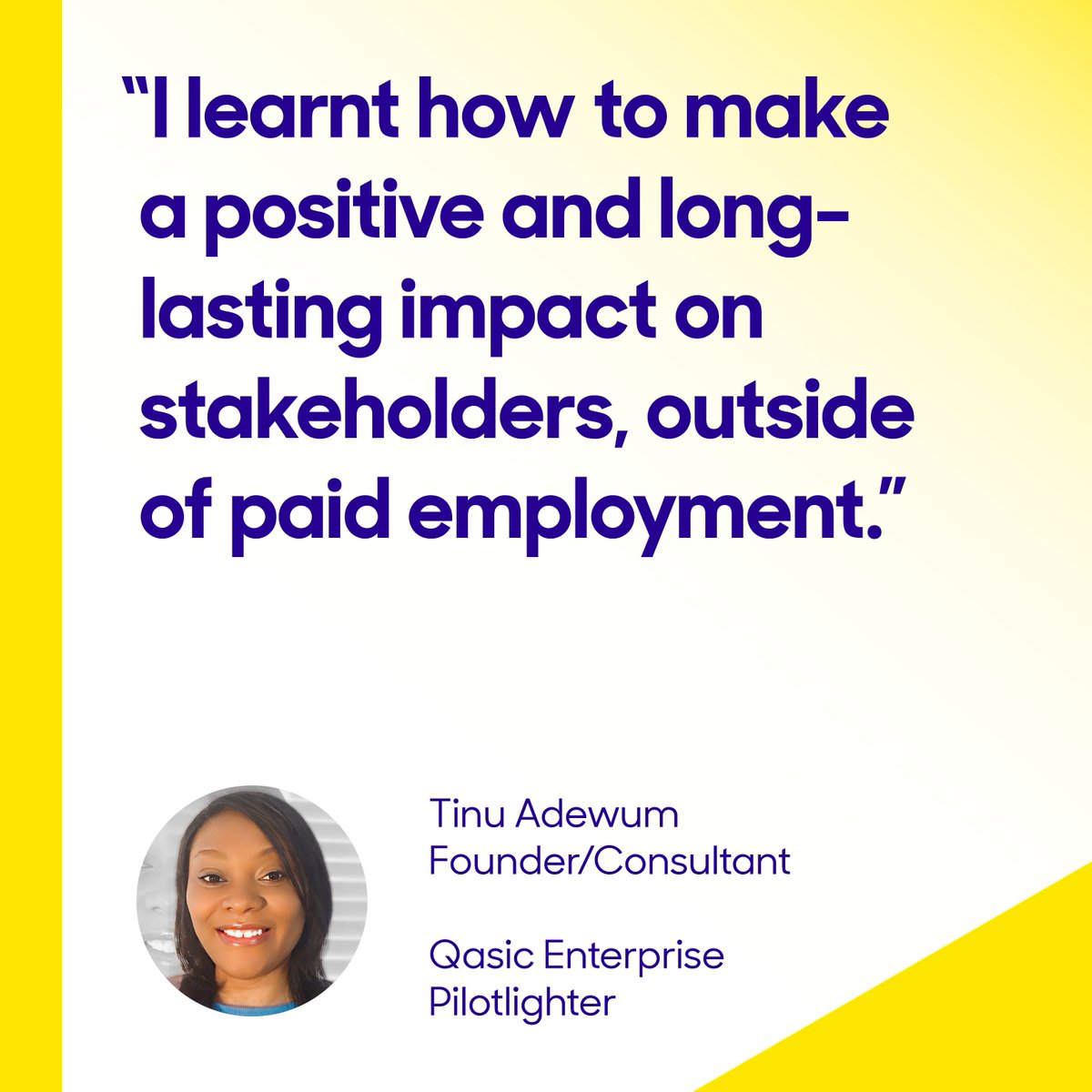 PilotlightUK's tweet photo. We know the good that charities can do is often limited by their resources and strategic insight. It’s more important, now than ever, to #StayGenerous and #GiveYourCultureAWorkout
We're proud of our Pilotlighter, Tinu Adewumi, for sharing her experience: https://t.co/9e4L7rK1gN https://t.co/9410Bb4rh9