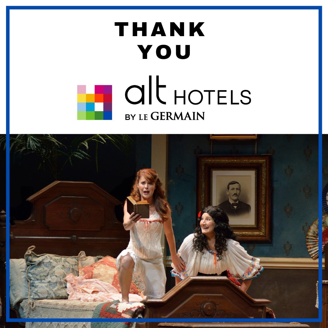 ManitobaOpera's tweet image. We are grateful for the @AltHotel's commitment to Manitoba Opera’s 50th anniversary season as a sponsor of our milestone 50th Anniversary Concert.  

Nikki Einfeld (Norina) and Donnalynn Grills (chorus member), “Don Pasquale” (2013) 
Photo: R. Tinker

#manitobaopera