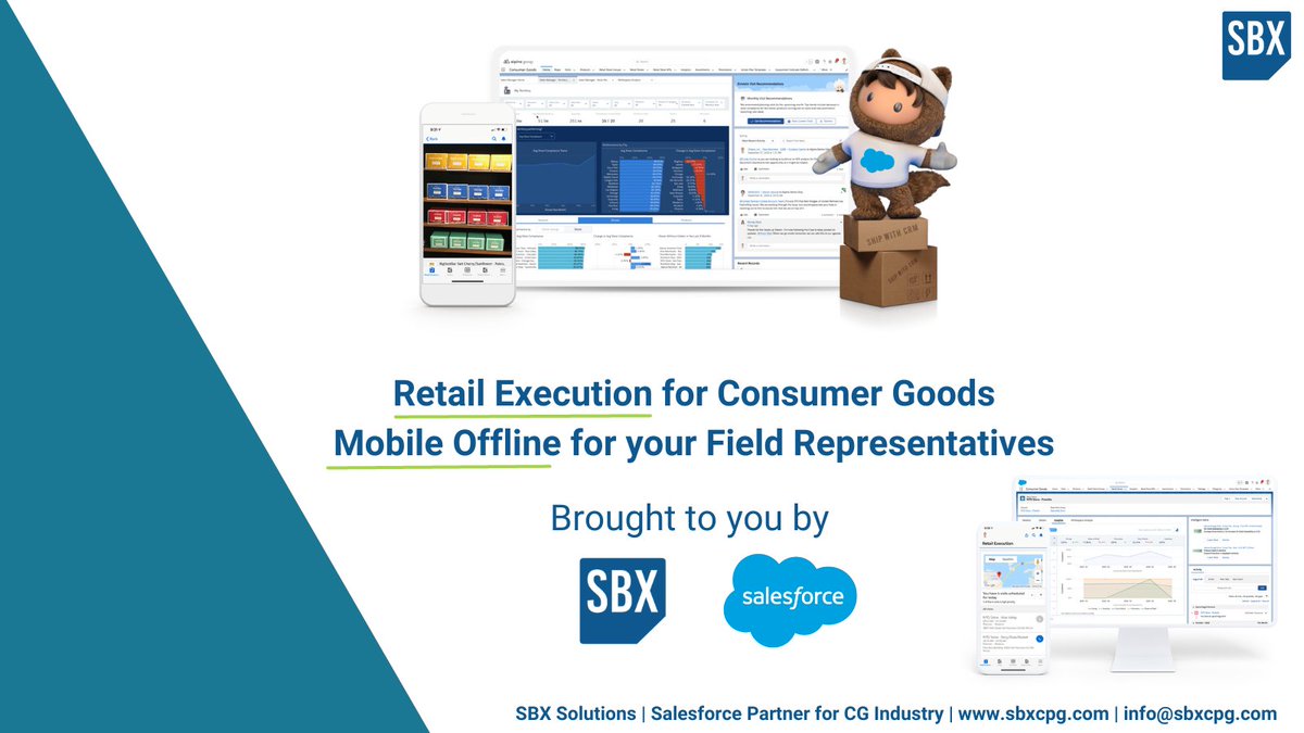 Looking for an offline mobile solution for your sales reps?
Look no more.
Retail Execution and mobile offline brought to you by SBX and Salesforce.

#consumergoods #retailexecution #tpm #salesforce #mobilesolution