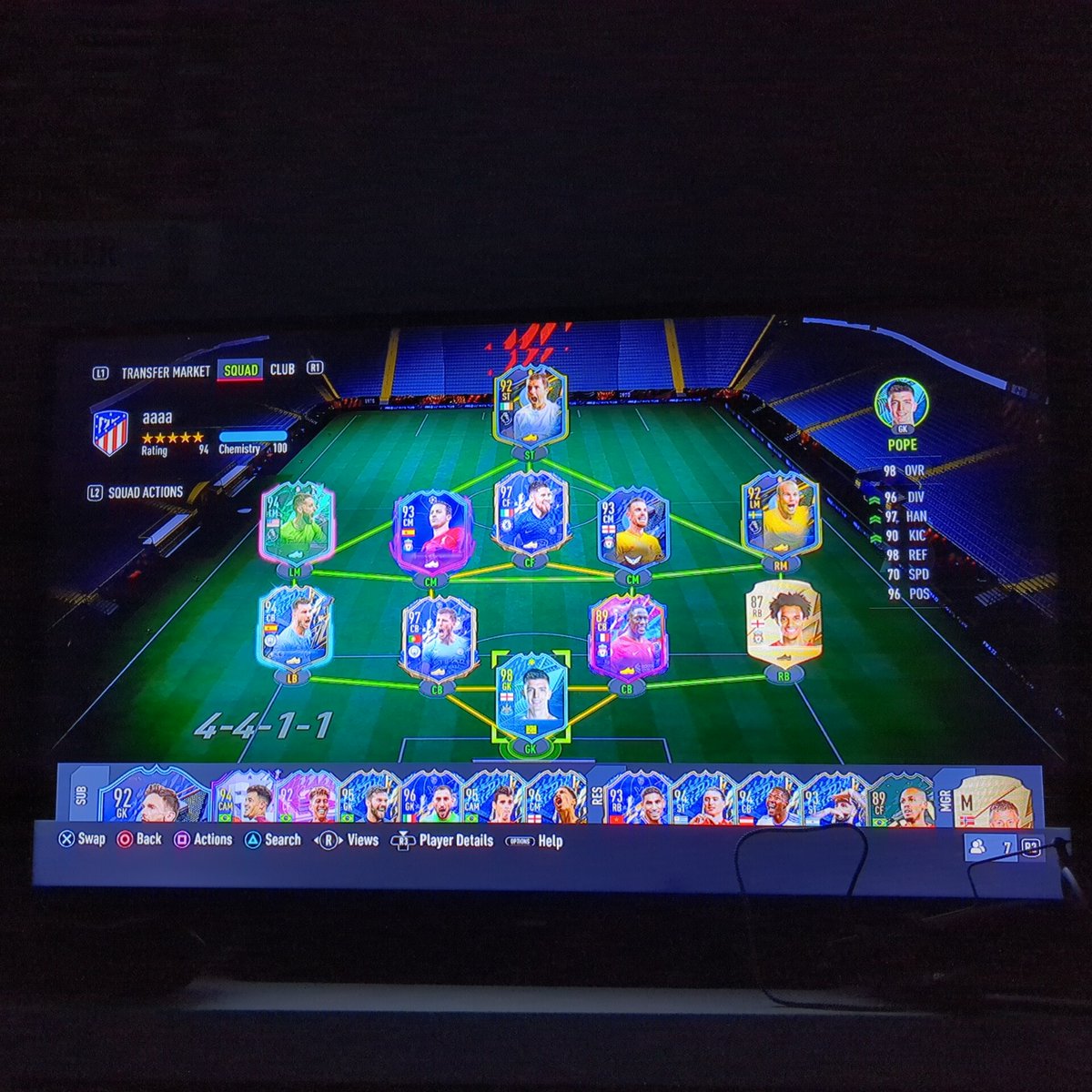 pulse_swift's tweet photo. @Chuffsters Have to use my 22 team because I don't have FIFA 23 https://t.co/BLcdwKT6Yf