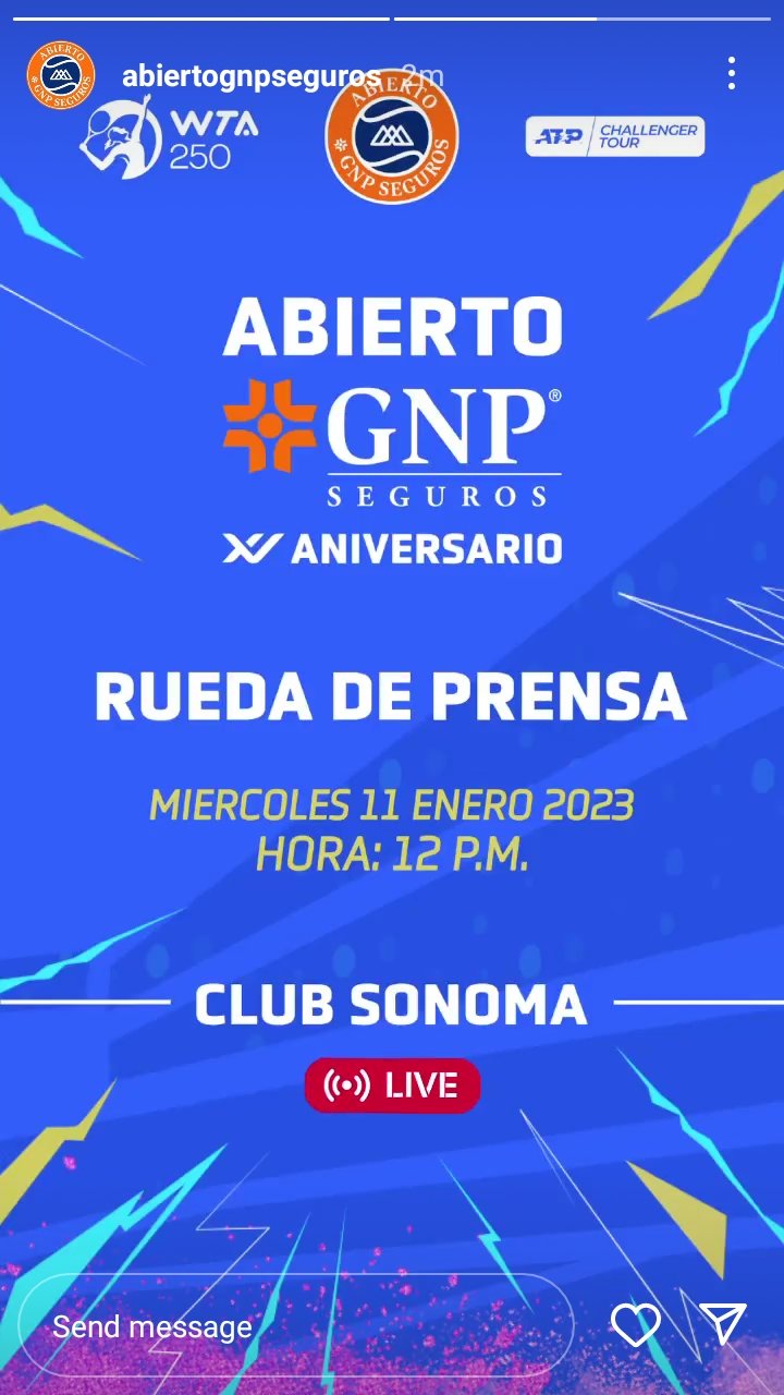 Gaby S. on Twitter "The Monterrey Open will host a press conference on
