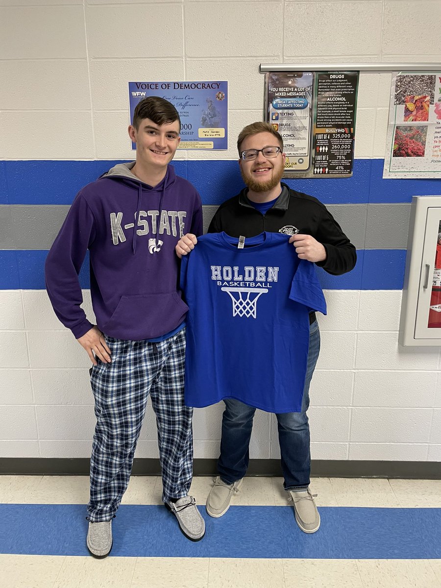 Tyler chose Mr. Jolly as a Holden staff member he appreciates and is thankful for. Mr. Jolly will be recognized Thursday 1/12 at our home game vs Butler. Thank you Mr. Jolly, the Holden Boys Basketball team appreciates you!