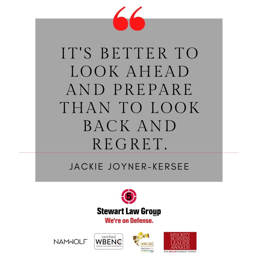 Empowering.

Stewart Law Group PLLC. Support One Another. Period.

#womenchangemakers #olympics #quotesforsuccess #empoweringwomen #quotestoinspire #liftingsolutions #JackieJoynerKersee @NAMWOLF @NMSDCHQ @DallasBarAssoc @Amymstewart22