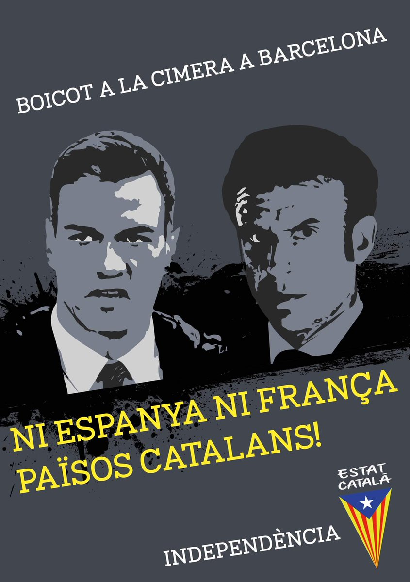 👥 Ens adherim a la mobilització contra la cimera franco-espanyola el proper 19G!
Ni França, Ni Espanya.
Països Catalans!
Independència
<a href="/assemblea/">Assemblea Nacional Catalana</a> <a href="/ConsellRep/">Consell de la República Catalana</a> <a href="/omnium/">Òmnium Cultural</a>