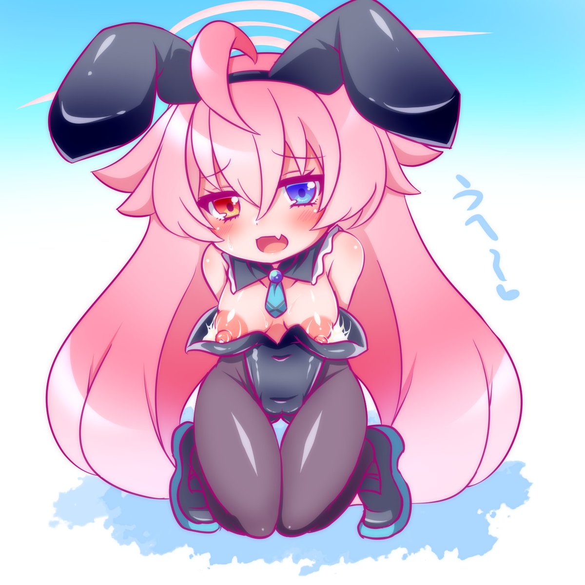 バニーおじさん落書き 