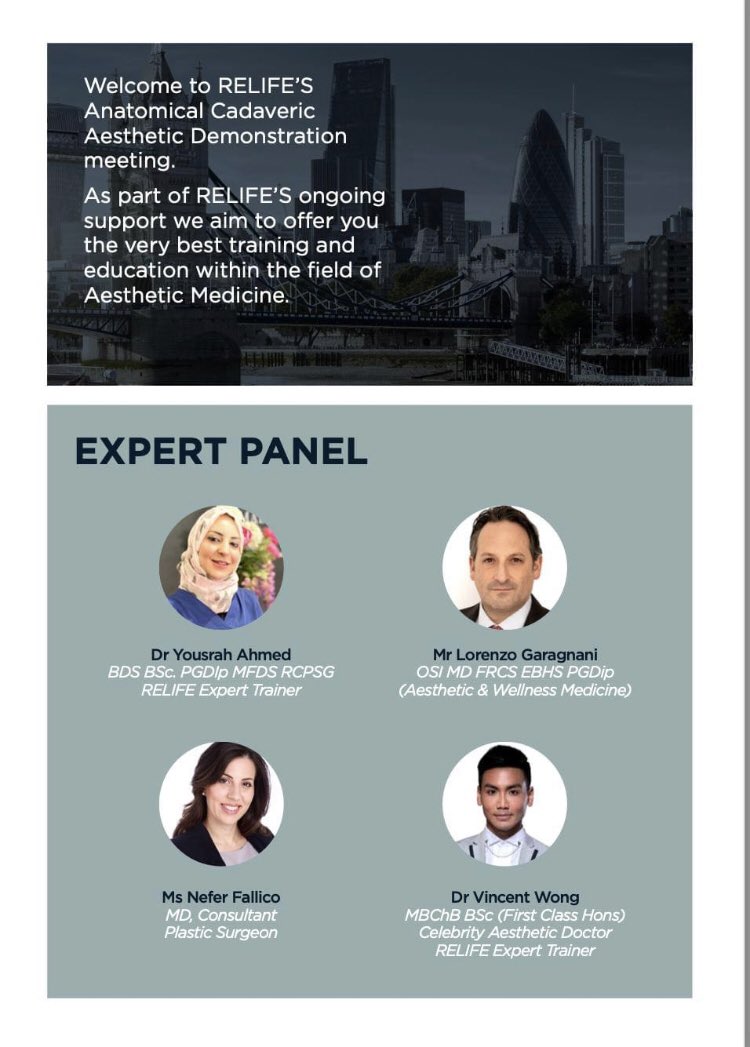 Buon pomeriggio da #Londra 
Siamo lieti di annunciarvi che il nostro chirurgo plastico la Dott.ssa Nefer Fallico è stata scelta come membro dell’expert panel dalla <a href="/MenariniDiagUK/">Menarini Diagnostics UK</a> per insegnare le tecniche più avanzate di medicina estetica.