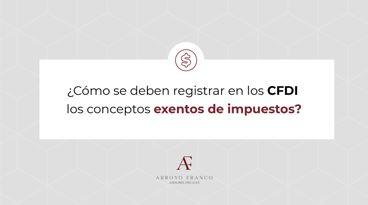 ArroyoAsesores's tweet photo. Los ingresos exentos son aquellos que, de acuerdo a la ley en su tratamiento fiscal, se tiene el derecho de no gravar impuestos por ellos.
#Asesorialegal #Asesoriafiscal #impuestos #SAT #ISR #TipFiscal #CFDI #IVA https://t.co/pDlF8ycMjc