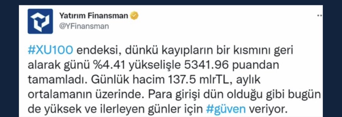 Kurumlarda bunu yapacaksa yuh! Sen güven diye twit at cuma günü , pazartesi günü bütün malı boşalt ! #spk mevzuatında böyle bir ithamda bulunursa kurum/kişi en az 1 hafta boyunca malını satamaz ibaresi vardır! O halde gereken yapılsın!! @spkgovtr @YFinansman #YatırımFinansman