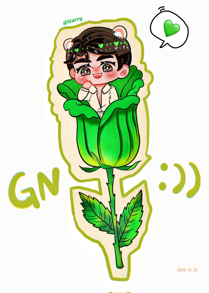 StarrylLU's tweet photo. @milephakphum 晚安💚💚爹地 https://t.co/eZqyw32eZP
