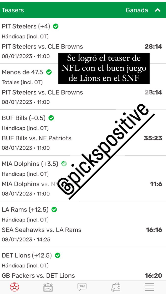 PicksPositive tweet picture