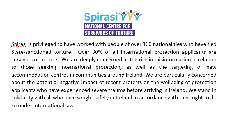 Spirasi's response to recent protests:
