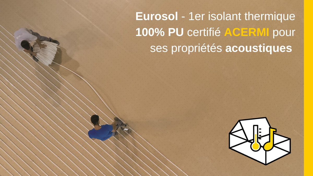 RecticelInsulFR's tweet image. 🌡️🔇 Eurosol, l'isolant universel pour les sols de Recticel, certifié ACERMI au niveau thermique et acoustique.
➡️ Pour en savoir plus : bit.ly/3ijmKxj
#isolationthermique #isolationphonique #performanceenergetique #constructiondurable