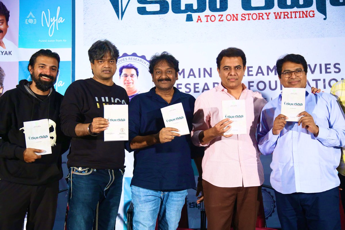 KTRBRS's tweet photo. All of us seek Stories in whatever form, for they give us joy 

Here’s a book; “Katha Rachana” on the art of story writing by renowned filmmaker @directordasarad presented by the Dept of Language and Culture, Govt of Telangana

Recommend it to creative minds &amp; movie buffs https://t.co/CYqzdagyUe
