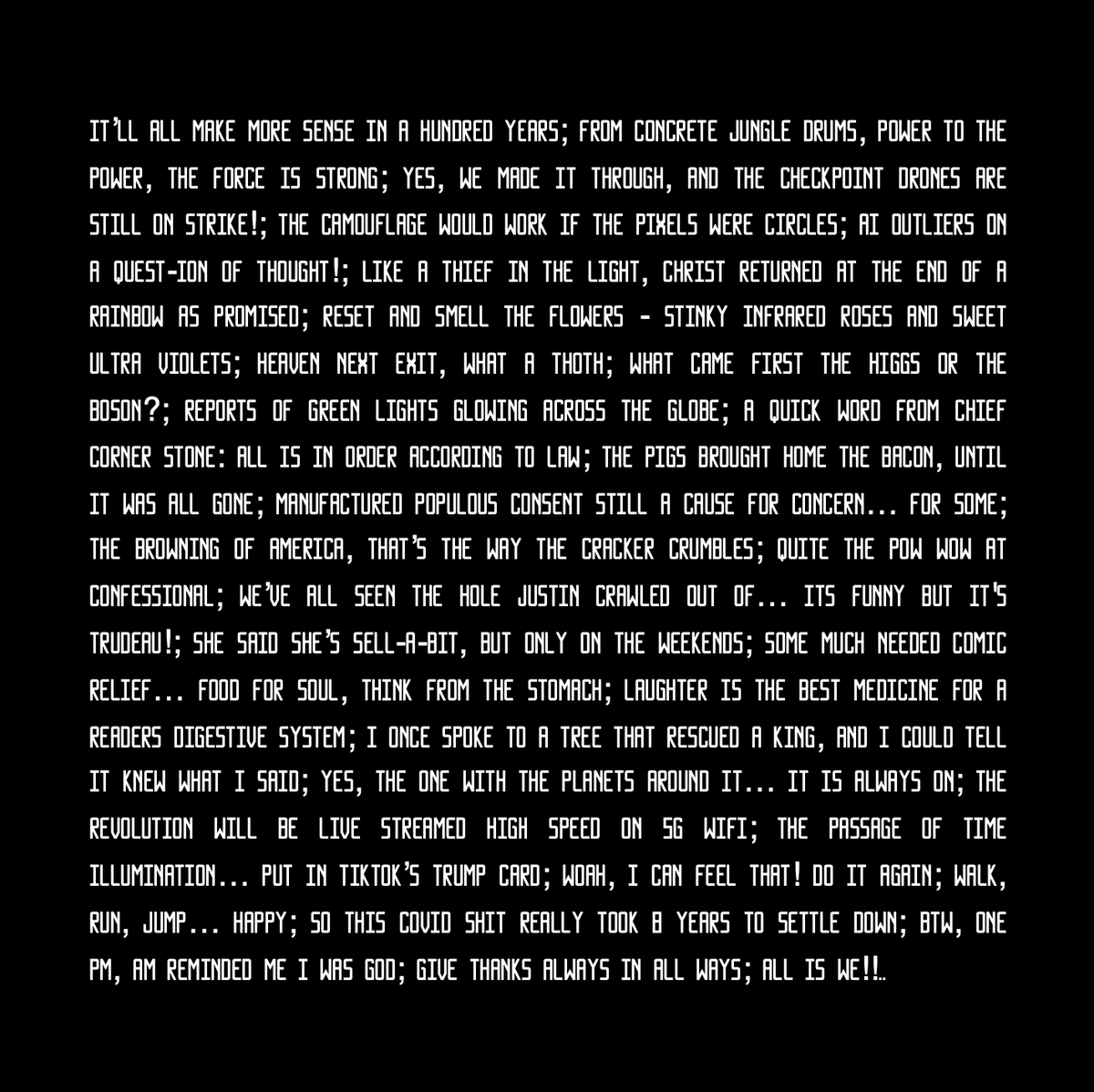 FourOnesStudio's tweet photo. Read the latest #creativewriting piece called "All Is We!! Pt.2"  #fouronesstudio #art #poetry #sound #Toronto https://t.co/vNnDindt74