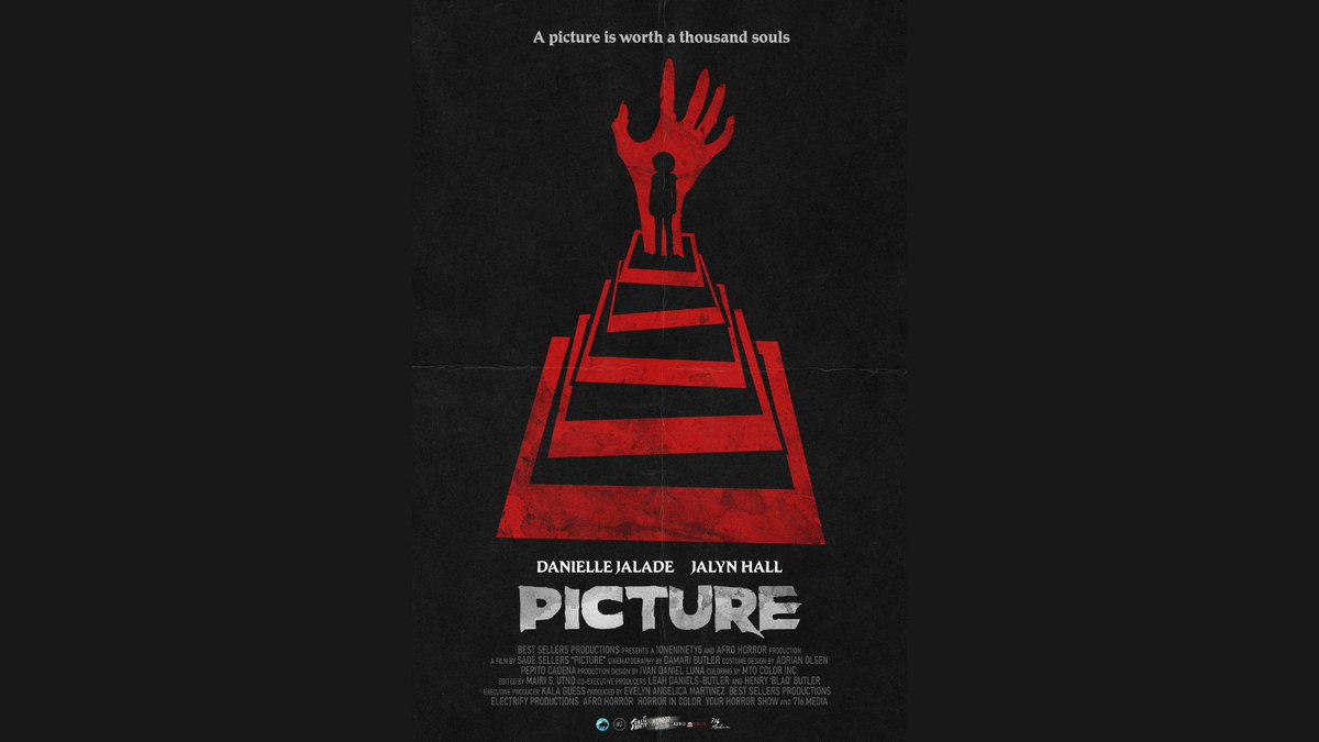 WrtrsArtstsReps's tweet photo. Happy to promote this short horror film PICTURE written/produced/directed by the amazing/talented @SadeSellers   Director of Photography: @disko_d Cast: @daniellejalade  Cast: @jalynemilhall Poster artist: @creepyduck https://t.co/zVKUday6vE