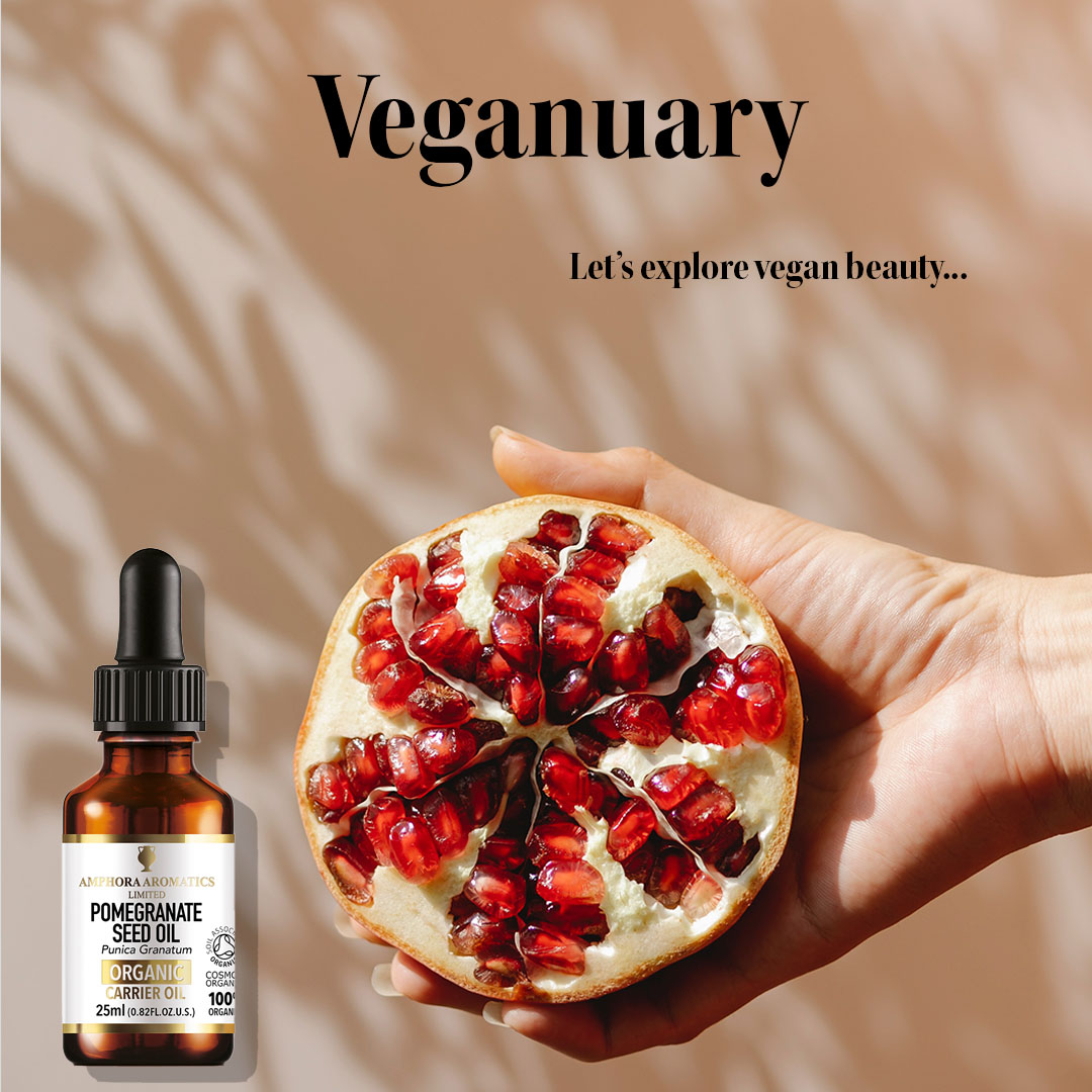 Veganuary reinforces the desire to eat more fruits and vegetables.. let's explore the nourishing benefits and uses of Amphora Aromatics plant oils
