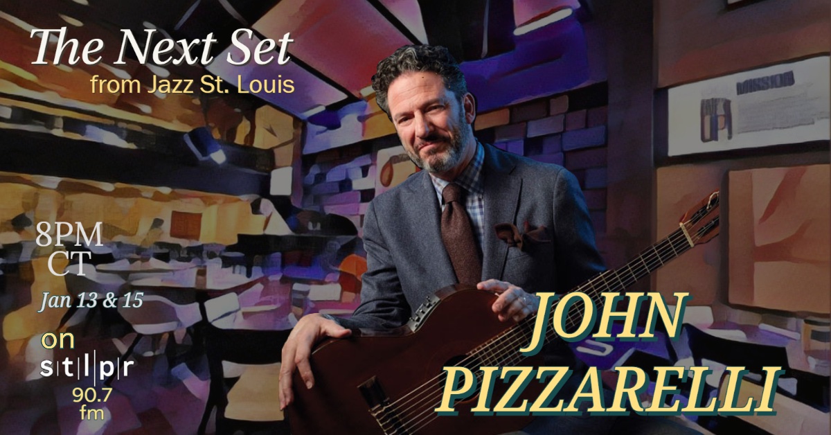 TheNextSet's tweet photo. Friday the 13th and Sunday 15th. 8pm CT @johnpizzarelli straight from #radiodeluxe performing the great American songbook on the #theNextset, from @JazzStLouis on @stlpublicradio Tune in or #stream it, but #dontmissit https://t.co/WPWUI8HR2Y https://t.co/JKKgC8OsuO