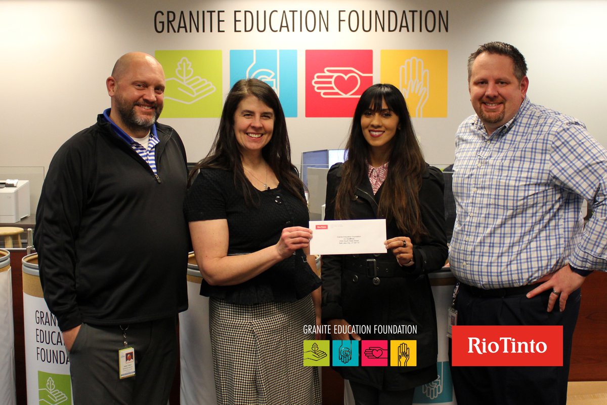 It takes the strength of a community to lift those children who need a helping hand. Thank you, Rio Tinto, for your generous gift in helping to short-circuit the effects of poverty and removing barriers to learning. We were honored to have your consistent and unwavering support.