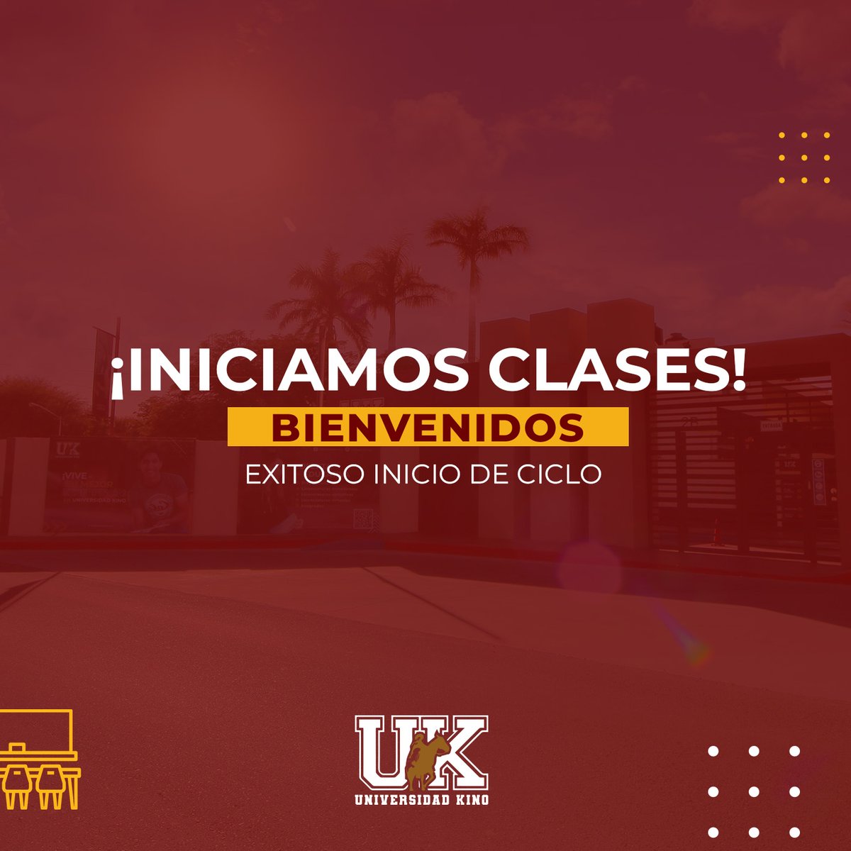 ¡Estamos de regreso! Es un nuevo año y estamos muy contentos en darles la bienvenida a todos los @Ekinos al nuevo ciclo 2023. ¡Por un ciclo lleno de éxitos! ✨
Preparados, listos, ¡a aprender! 🤗
#SoloLosMejores #UniversidadKino #Ekinos #Bienvenidos