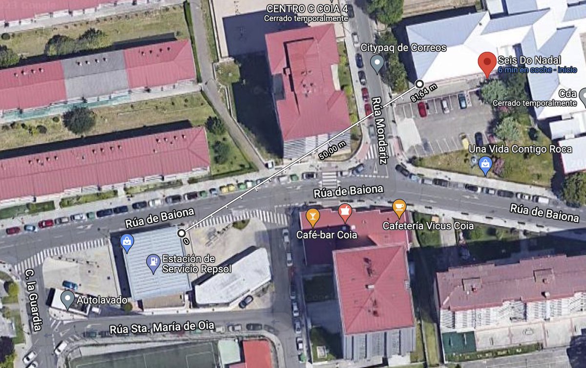 dborrajo's tweet photo. @ley_gasolineras aquí tenemos la 

Nº3 rúa Baiona (Coia, Vigo)

A menos de 100m de dos escuelas infantiles

#ciudadesaludables #contaminacion #zbe #vigosomostodxs https://t.co/k4ySl0eo7H