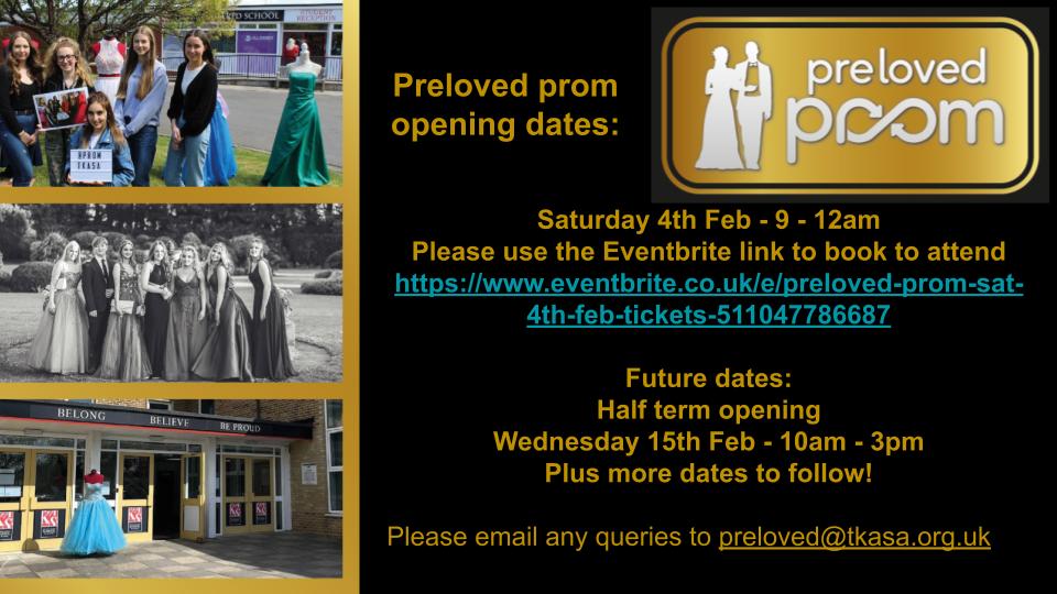 More dates to follow #preloved #prelovedprom #excitingtimesahead