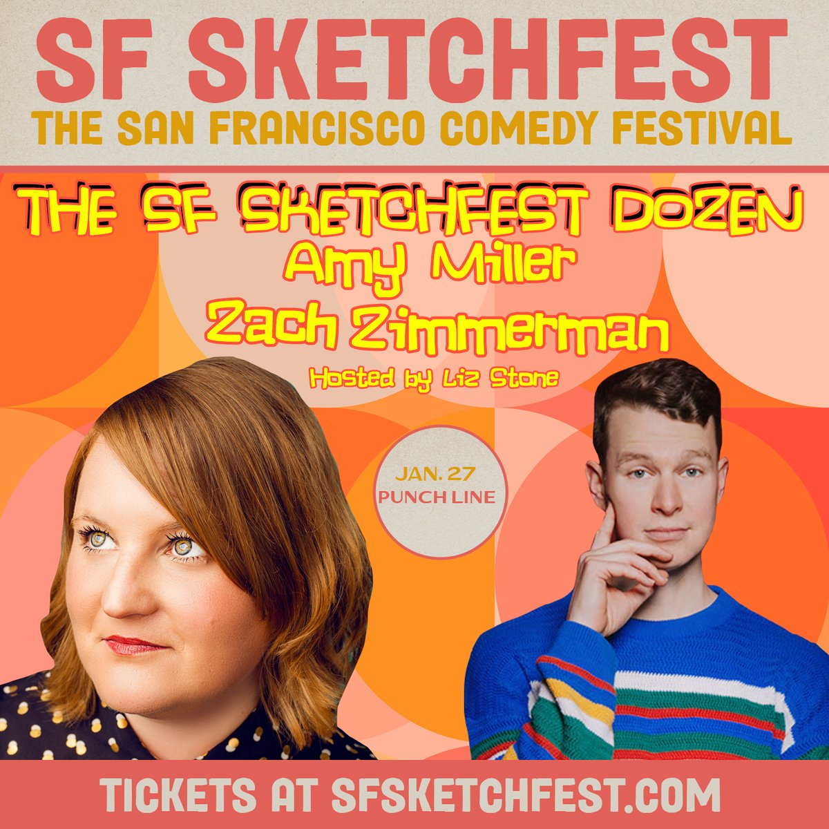 The Punch Line (@punchlinesf) on Twitter photo Check out our upcoming SF Sketchfest Dozen shows featuring โก
1/20 <a href="/evermainard/">Ever Mainard</a>
1/21 <a href="/MikeDrucker/">Mike Drucker</a>
1/26 <a href="/gograntgordon/">Grant Gordon</a> <a href="/HannahPilkes/">Hannah Pilkes</a>
1/27 @amymiller
Get Your Tickets
๐ tinyurl.com/2x35smt3 ๐ Check out our upcoming SF Sketchfest Dozen shows featuring โก
1/20 <a href="/evermainard/">Ever Mainard</a>
1/21 <a href="/MikeDrucker/">Mike Drucker</a>
1/26 <a href="/gograntgordon/">Grant Gordon</a> <a href="/HannahPilkes/">Hannah Pilkes</a>
1/27 @amymiller
Get Your Tickets
๐ tinyurl.com/2x35smt3 ๐