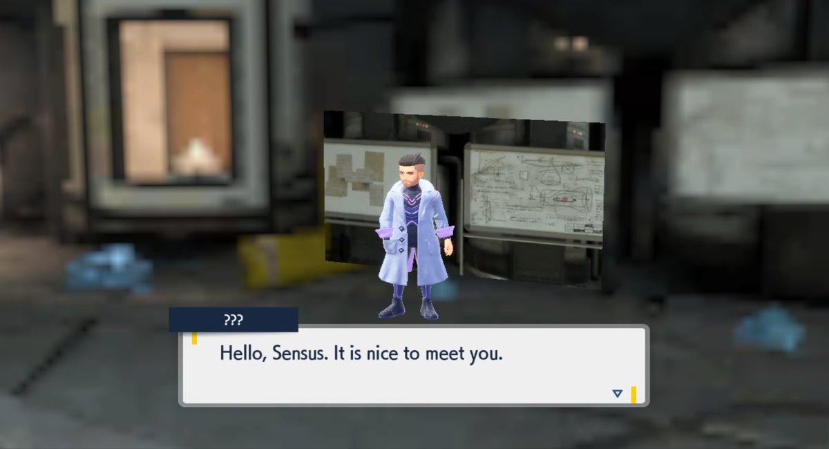 || Here's something mildly interesting: 

In search of the deep lore, I wanted to see if there was any new information if looked at the set that the professor uses during the video calls. It has a low-resolution set all around it to show exactly where the professor was.