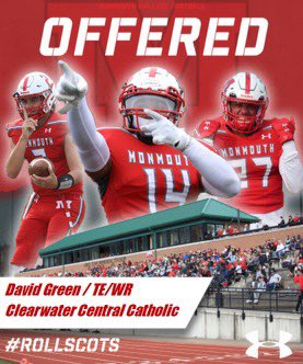 I’m blessed to receive a offer from Monmouth College!
<a href="/CoachCHarvey/">Chris Harvey</a> <a href="/CCCMaraudersFB/">CCC Marauders Football</a>