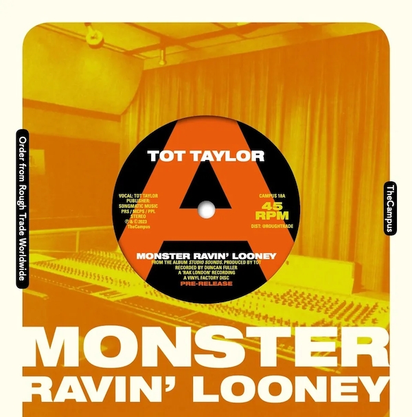 tottaylor1's tweet photo. .
an absolute 7" vinyl EXCLUSIVE: announced TONITE
my next (March) single 'MONSTER RAVIN LOONEY'
200 vinyl 7" copies ONLY and Rough Trade have them all. They won't be anywhere else
https://t.co/NnTUy5kkgf
#TotTaylor
#TotTaylorSong
#Riflemaker
#TheCompactOrganization
#Cerys https://t.co/cIsR7Mfw0y