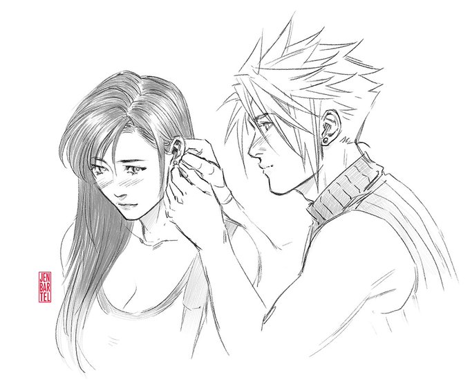 Earring 💕 #FF7 #Cloti 