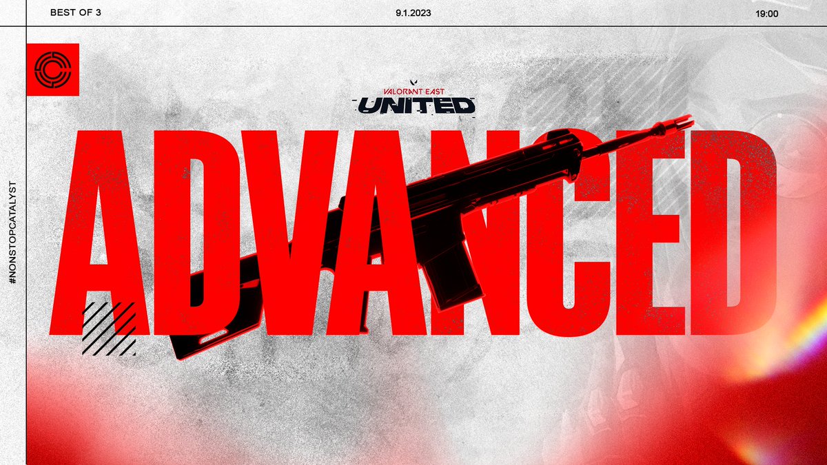 Advanced to Day 2 🫡

#NonStopCatalyst | <a href="/Valorant_PLE/">VALORANT EAST: UNITED</a>