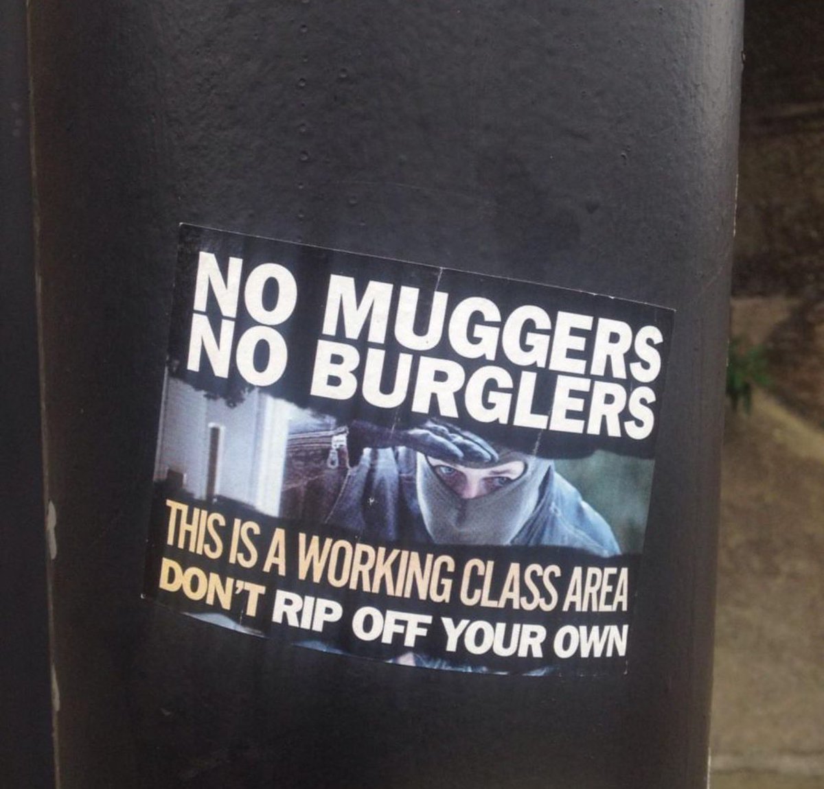 Go to a middle class area instead.